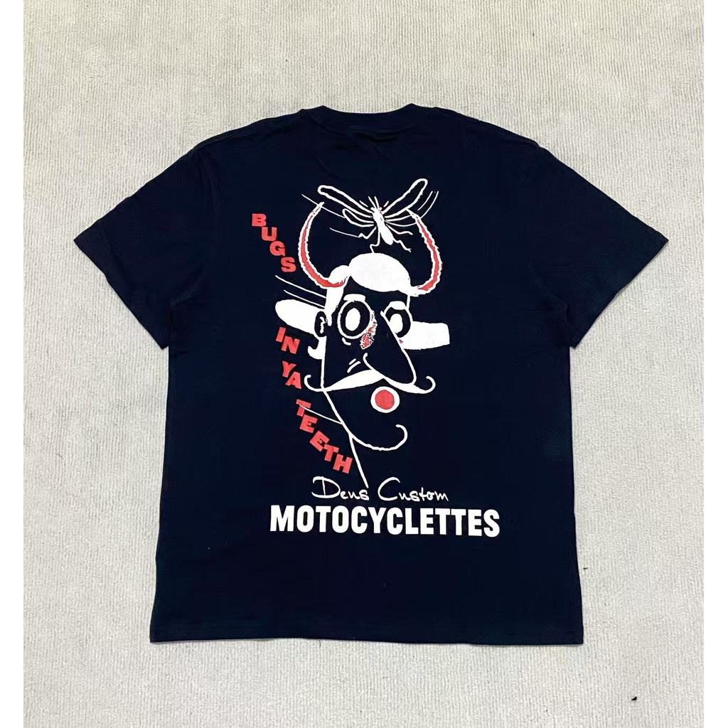 เสื้อยืดย้อนยุค DEUS EX MACHINA สไตล์ใหม่ ทำจากผ้าฝ้ายแท้ พิมพ์ลายสวยงาม