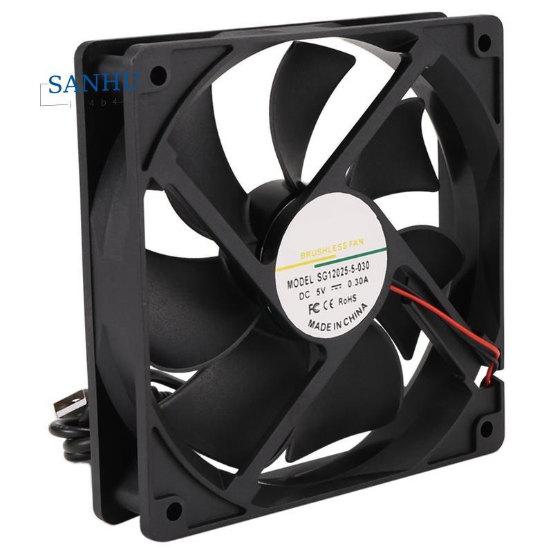 5V USB 2000RPM 12CM พัดลมระบายความร้อนเครื่องทําความเย็นความเร็วสูงสําหรับ Iceriver KS0 KS0 Pro