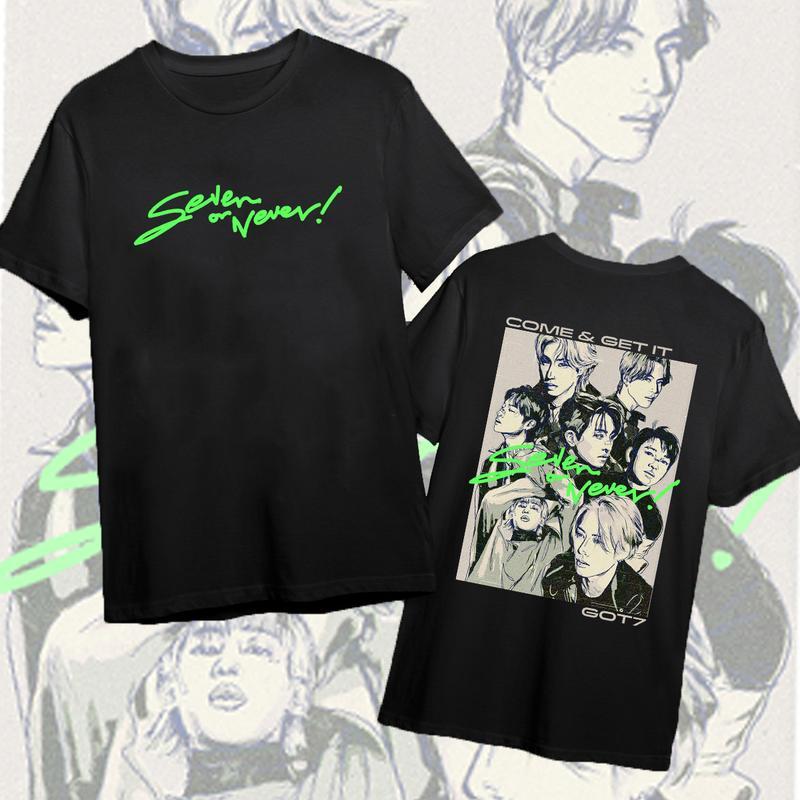 NEW COME & GET IT GOT7 SEVEN or NEVER T-SHIRT