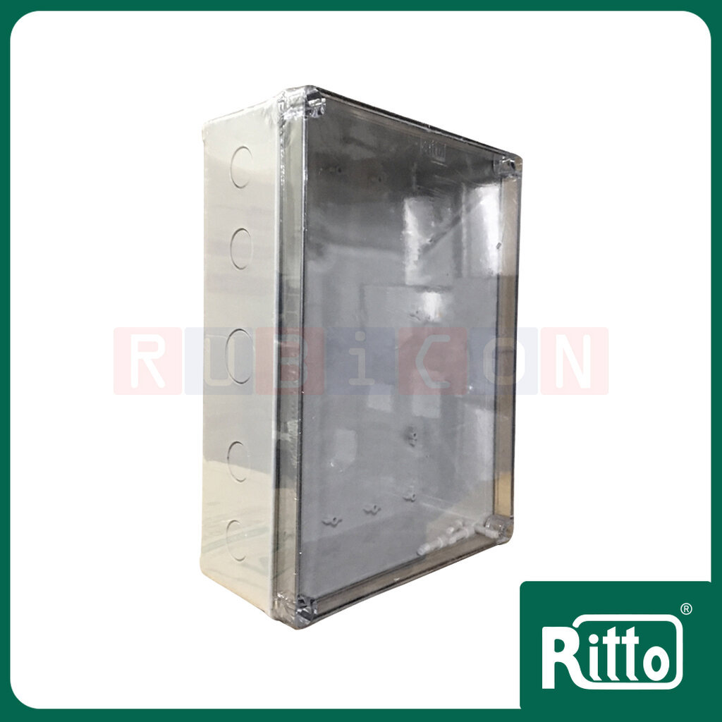 E 205/T* กล่องพลาสติก แบบฝาใส (พลาสติก ABS) ขนาด : W200 x H150 x D100 mm.(RITTO)