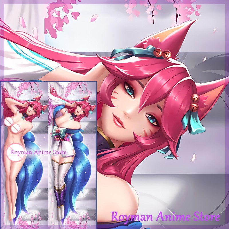 Dakimakura Anime Kimono Ahri League of Legends สองด้าน