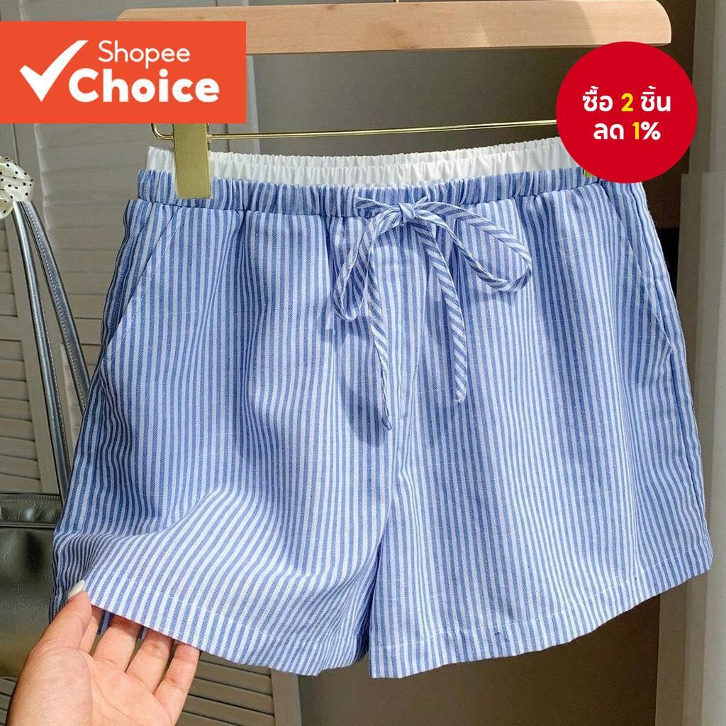 BR19-DEC24-D-2-กางเกงขาสั้นเอวผูก-STB19BR096