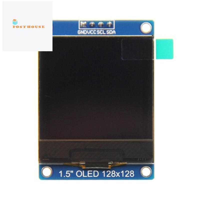 [posthouse]โมดูลหน้าจอแสดงผล OLED 1.5" SH1107 128x128 พิกเซล, อินเทอร์เฟซสําหรับ 51 STM32 P22101
