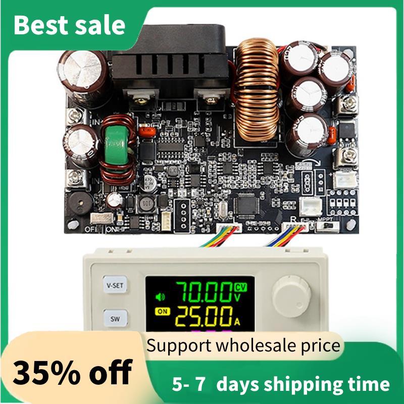 XY7025 CNC DC Buck แหล่งจ่ายไฟควบคุมแบบปรับได้แรงดันคงที่และหน้าจอสีกระแสไฟคงที่ 70V/25A/1750W