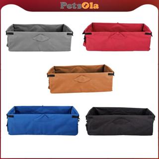 [PETSOLA] รถเข็นรถลากครอบคลุม ทำจากผ้าออคซ์ฟอร์ด สําหรับการพ…