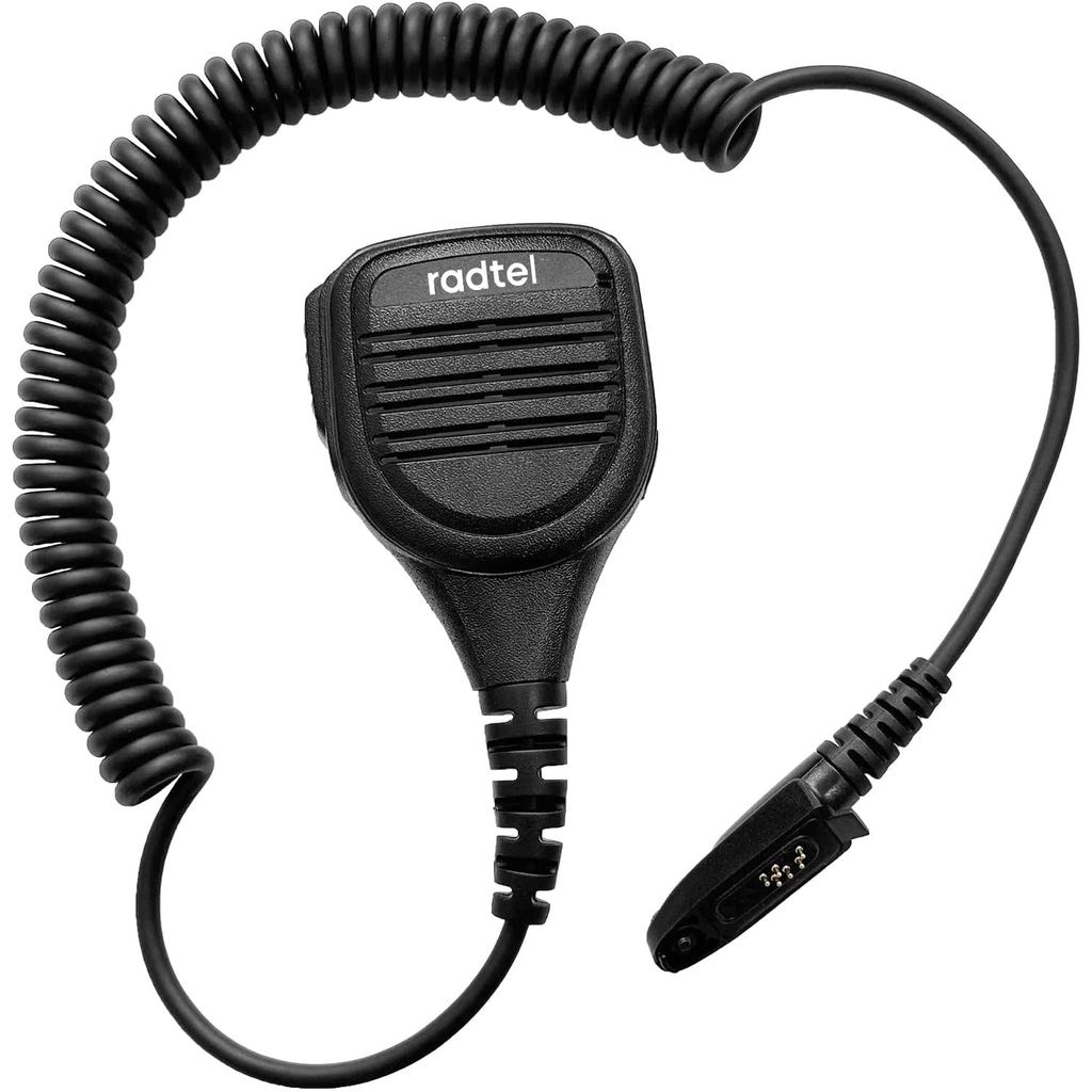 Radittel Heavy Duty ลําโพงกันน้ํา MIC สําหรับ RT-880 UV-98 Plus วิทยุ, Noise-Cancelling Walkie Talki