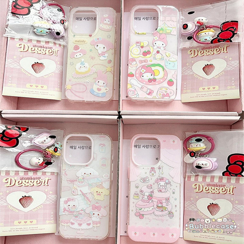 เคส Oppo A3X A16 A5s A12 A7 A55 A11 A3s A15 A54 A3 A60 A5i A3Pro A58 A52 A17 A18 A38 ซานริโอ้สุดน่ารักมายเมโลดี้ ปก Imd