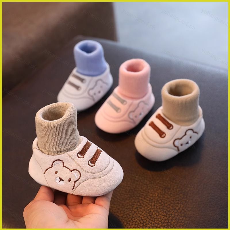 รองเท้าเด็กวัยหัดเดิน Soft-soled สำหรับทารกวัย 0-15 เดือน YB3