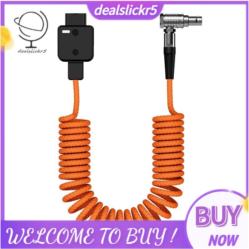 DT- D-Tap to 2Pin Male Coild Power Cable for RED, กล้อง 60CM/1.96FT, ความทนทานสูง