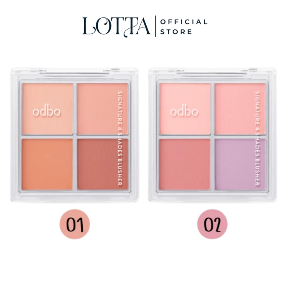 OD1309 SIGNATURE 4 SHADES BLUSHER พาเลทบลัช