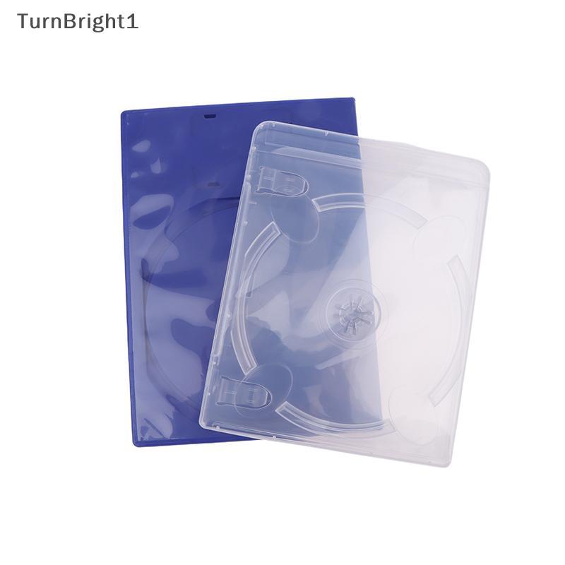 [TurnBright] สําหรับ PS2 PS3 Game Disc Case กล่องเก็บของพลาสติก Double CD Blu Ray Box DVD Disc Box D