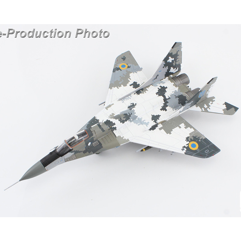 เครื่องบินรุ่น โลหะผสมรุ่น 1:72 MiG29 Fighter Jet MIG-29 กองทัพอากาศยูเครน