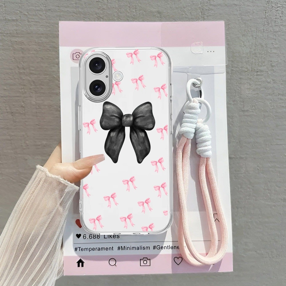 GANTUNGAN (เคสแถมสายแขวนสร้อยข้อมือ) พร้อมโทรศัพท์มือถือทุกประเภท INFINIX smart 10 plus 5 6 7 8 9 hd