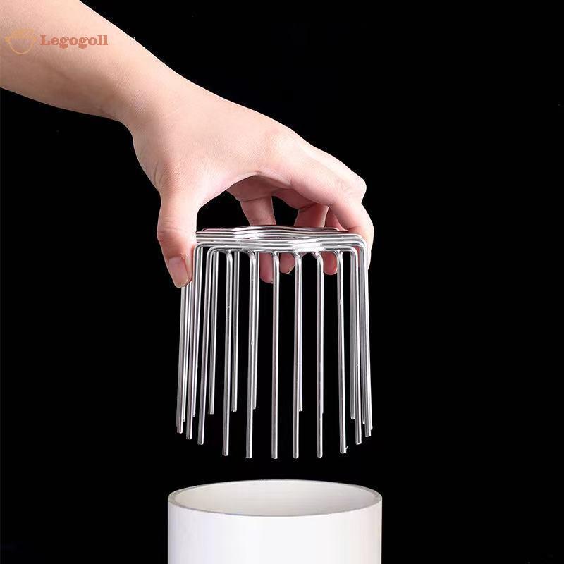 Legogoll สแตนเลสฝาครอบระบายน้ําหลังคาท่อระบายน้ําชั้นลงกรอง Anti-blocking Gutter Guard Leaf เศษขยะ Trap Rain Pipe TH