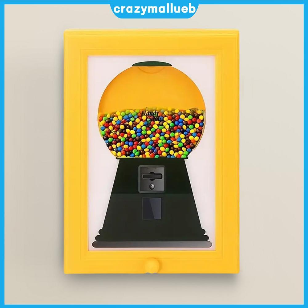 Creative Candy Dispenser กรอบรูป Wall Mount Gumball Machine Vintage Candy Dispenser เหมาะสําหรับของข