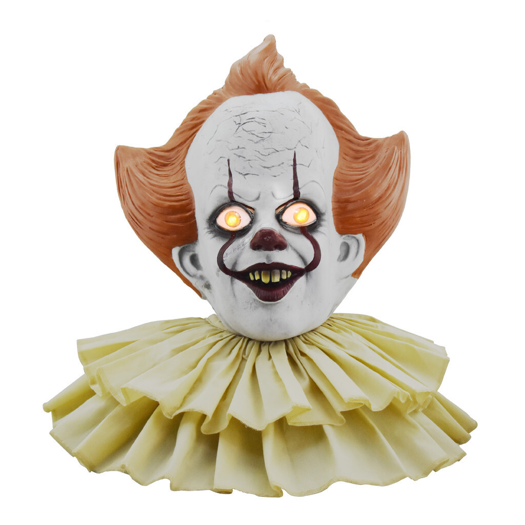 正品★Resurrection Joker หน้ากากฮาโลวีน Joker หน้ากากสยองขวัญ Party Play Props Latex หมวก