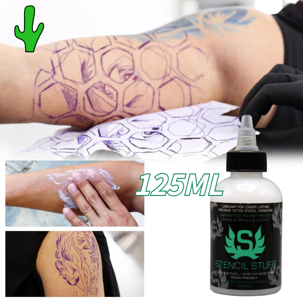Tattoo Transfer Gel 125ml Stencil Stuff Tattoo Balm Tattoo Stencil Professional Tattoo Transfer เครื