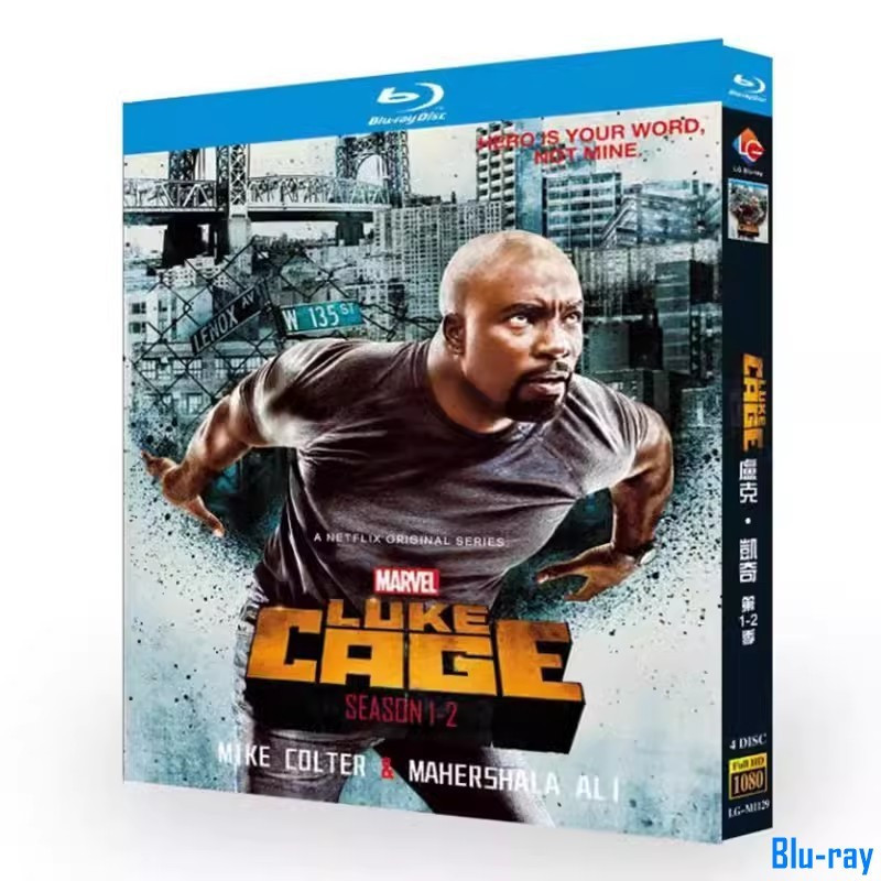[BRAND NEW SEALED] American Drama Marvels Luke Cage Season 1-2 (2016-2018) 4-Disc Blu-ray Boxed