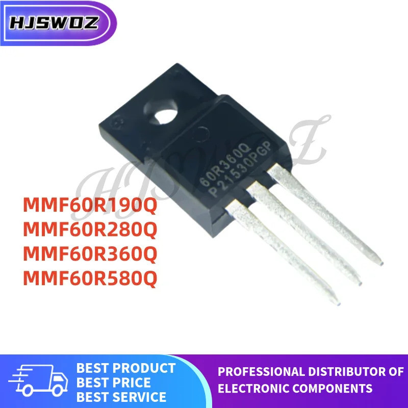 5PCS MMF60R190Q MMF60R280Q MMF60R360Q MMF60R580Q 60R190Q 60R280Q 60R360Q 60R580Q TO-220F Field Effec