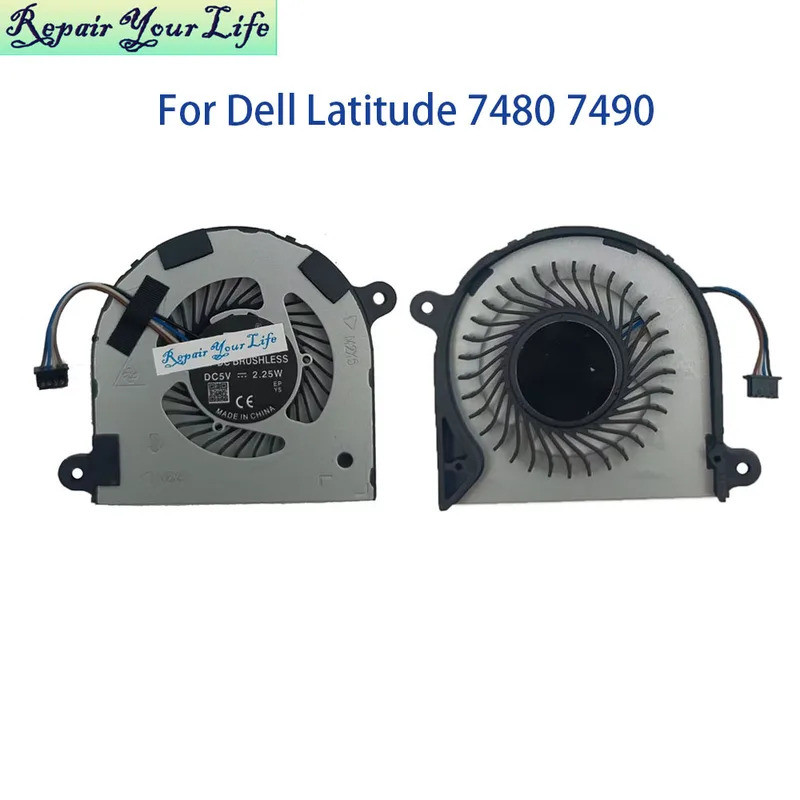 Ii02T9GV CPU พัดลมระบายความร้อนสําหรับ Dell Latitude 7480 7490 E7480 E7490 CN-02T9GV 2T9GV EG50040S1
