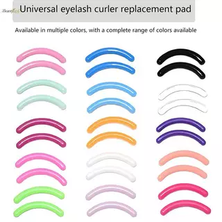 BL ที่ดัดขนตาสีเปลี่ยนยาง30ชิ้น/กล่องสีดำสีขาวสีฟ้าดัดขนตาที่ดัดเปลี่ยนแถบยางอุปกรณ์เสริม COD