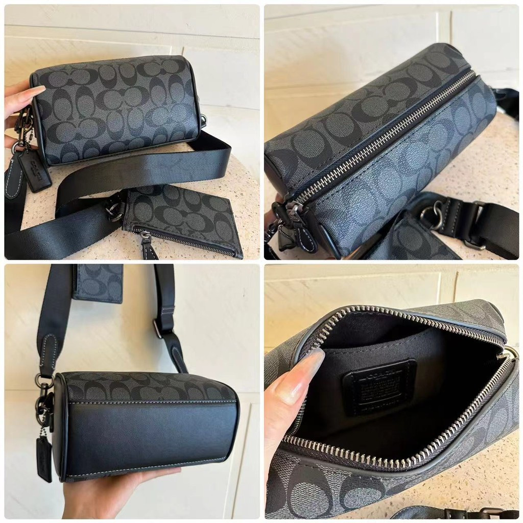 สไตล์ใหม่ Two-in-One PVC Presbyopic Axel One-Shoulder Crossbody Mens Bag CJ674