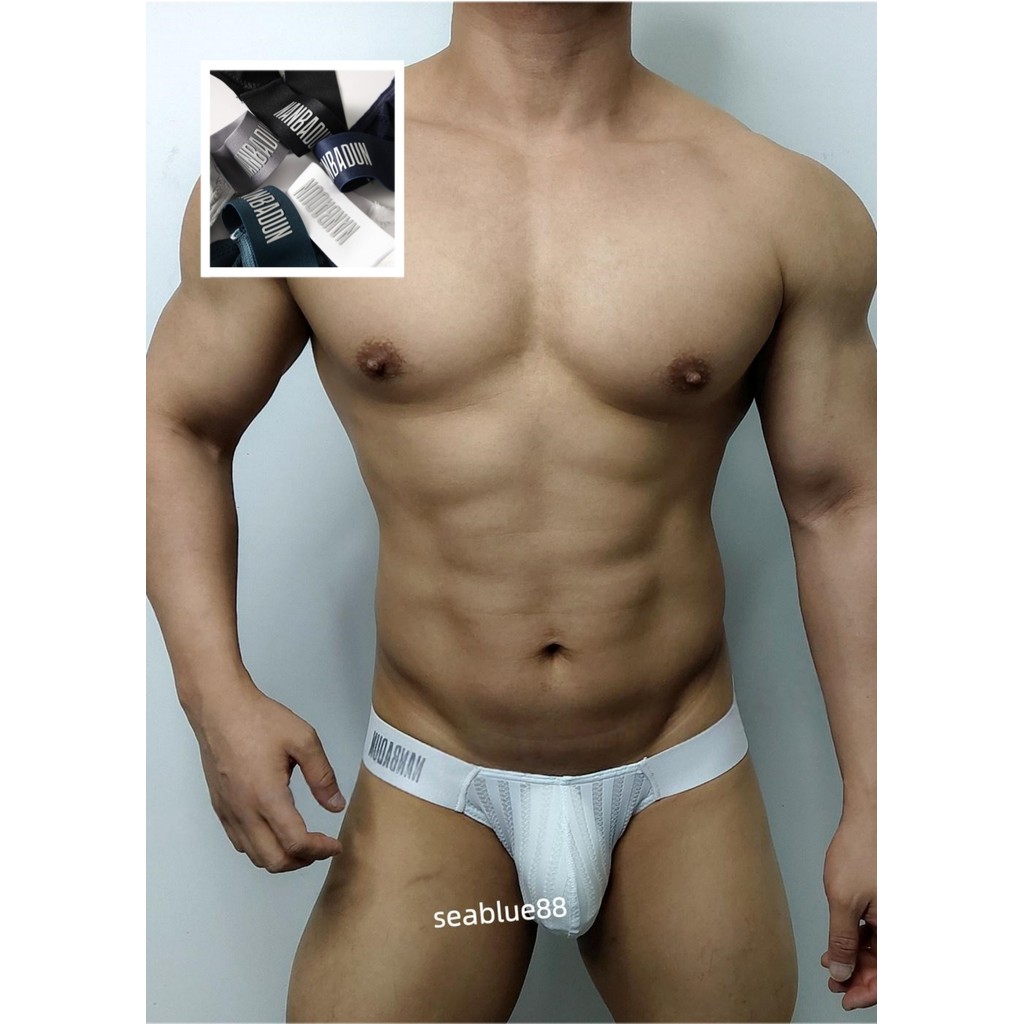 Underwear   Briefs men   Mesh  โปร่งแสง   บาง   เซ็กซี่   Ice silk   เย็นสบาย   เอวกลาง  เอวต่ํา