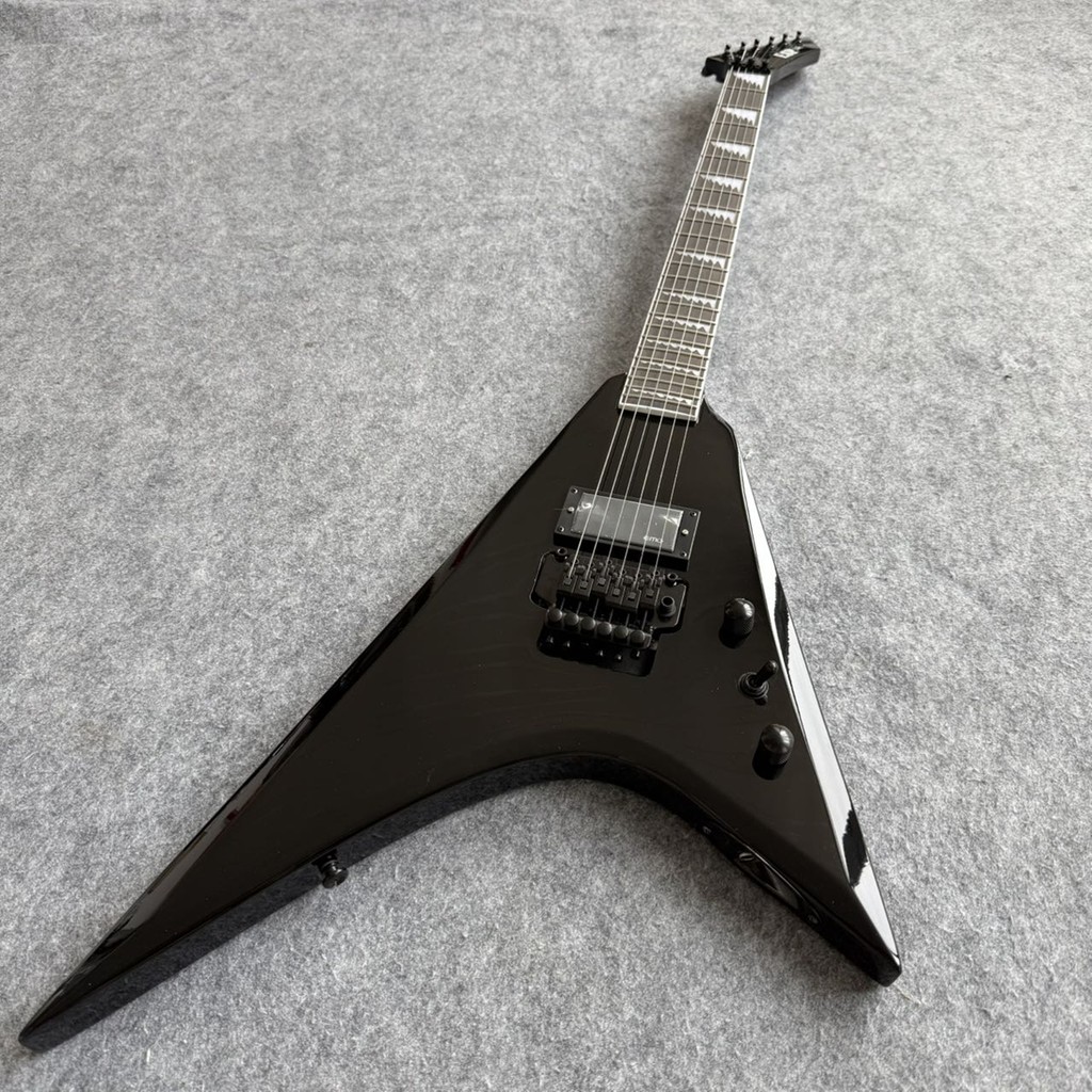 ESP Flying V กีตาร์ไฟฟ้า 6 สาย Tremolo Vibrato Bridge