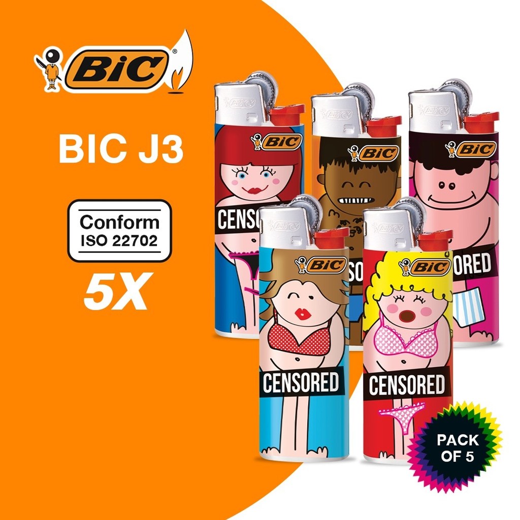 BIC J3 แพ็ค 5 ชิ้น ( คละลาย) [ ส่งสินค้าทุกวัน ]