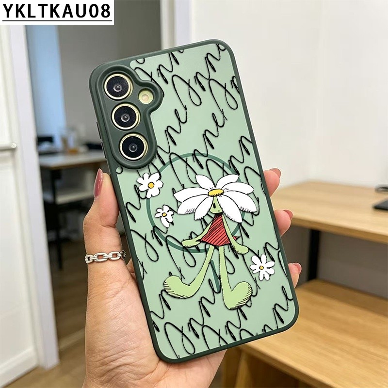 CASE MOTIF สี FROSTED LENS LOGO MAGSAFE สําหรับ XIAOMI POCOPHONE C85 C75 C71 C65 POCO M6 M6 PRO X7 X