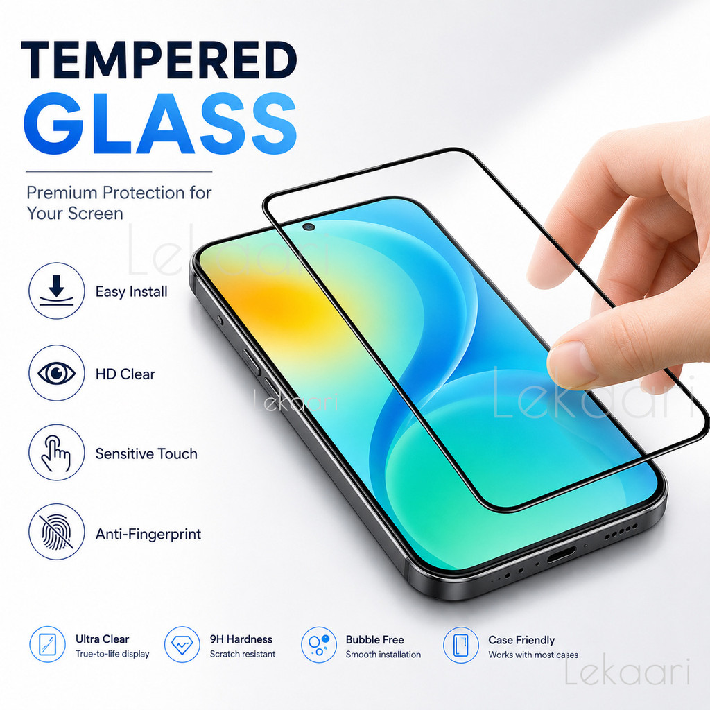9D Tempered Glss ฟิล์มสําหรับ OPPO Reno 16F 16C 15A 15 15F 14 14F 13F 12F 11F 11 10 9A 8Z 8T 7Z 7A 7