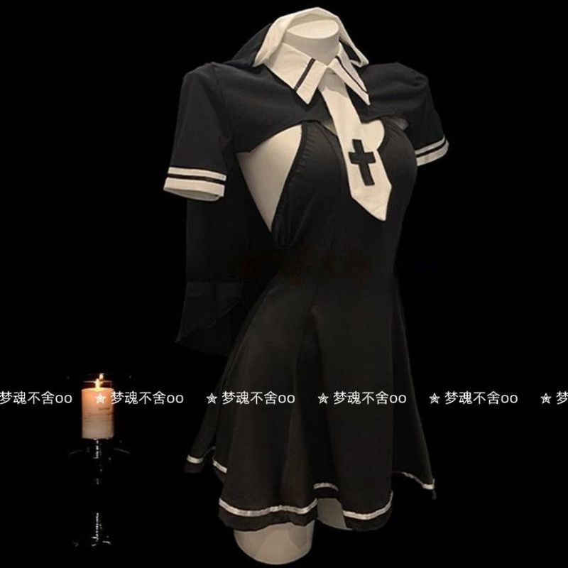 梦魂不舍oo 「欲望修女」感纯欲辣制服御姐变装角色扮演睡裙20260706 Dream Soul Unforgettableoo "Desire Nun" pure desire sexy unifo