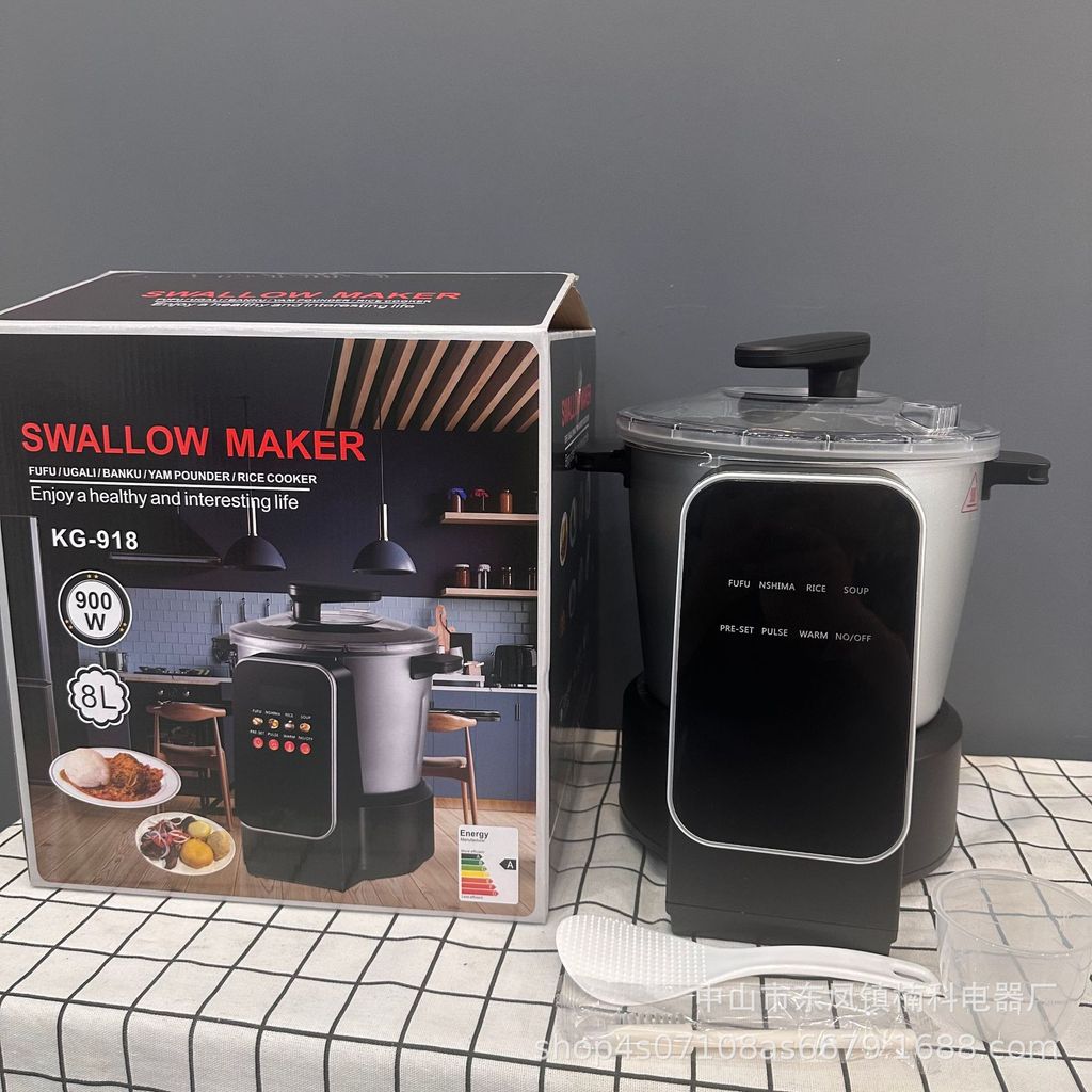 SWALLOW MAKER Staple Food เครื่องทําความร้อน fufu เครื่องมันสําปะหลัง Yam Mashing