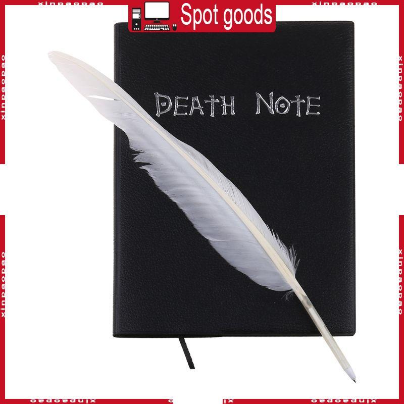 XI ใหม่คอสเพลย์โน๊ตบุ๊ค Feather ปากกาหนังสือภาพเคลื่อนไหว Art การเขียน Journal