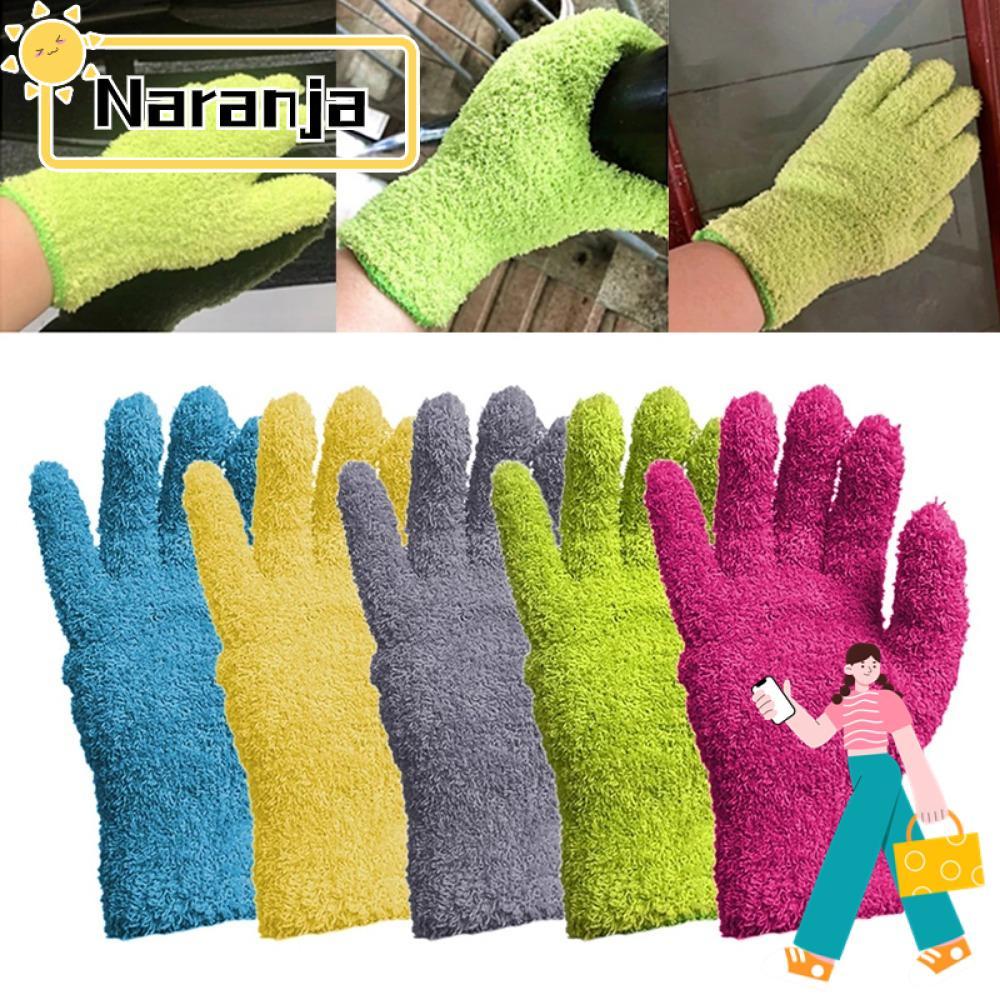 NARANJA 1 คู่ Dust Remover Car Care Five-fingers น้ํายาทําความสะอาดกําจัดในครัวเรือน