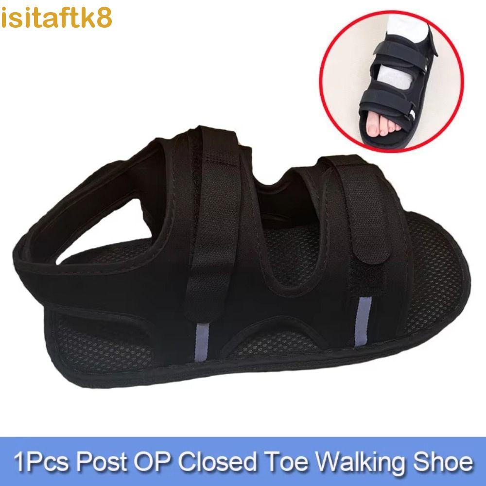 ISITAFTK พลาสเตอร์รองเท้า, ปรับ Breathable โพสต์ Op Boot, Orthopedic Support Anti Skid สบายสะดวก Fra