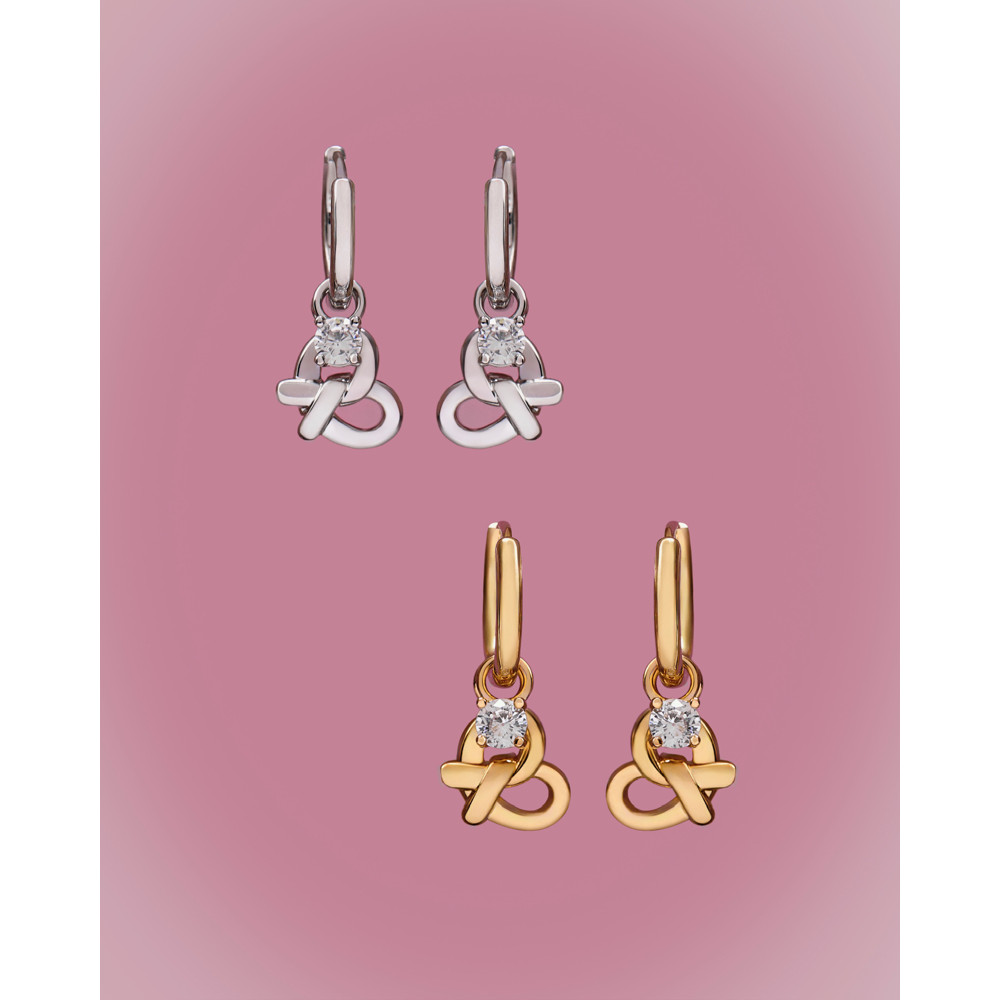 YVIS Avenue Hoop Brass Earrings - City Route Collection