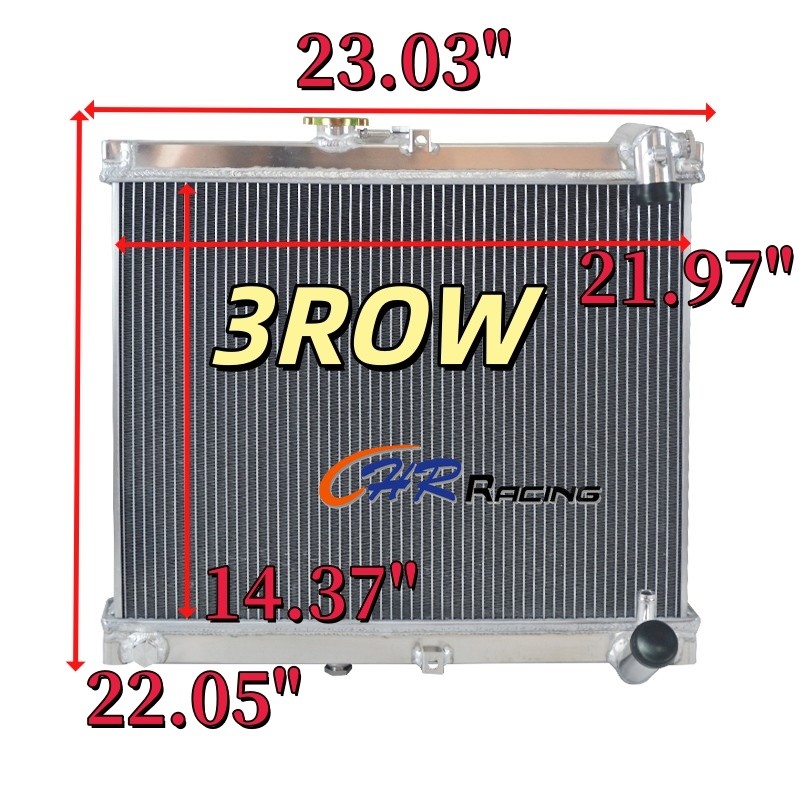 สําหรับ 1986 1987 1988 Mazda RX7 FC3S S4 คู่มือ 3 ROW MT หม้อน้ําอลูมิเนียม