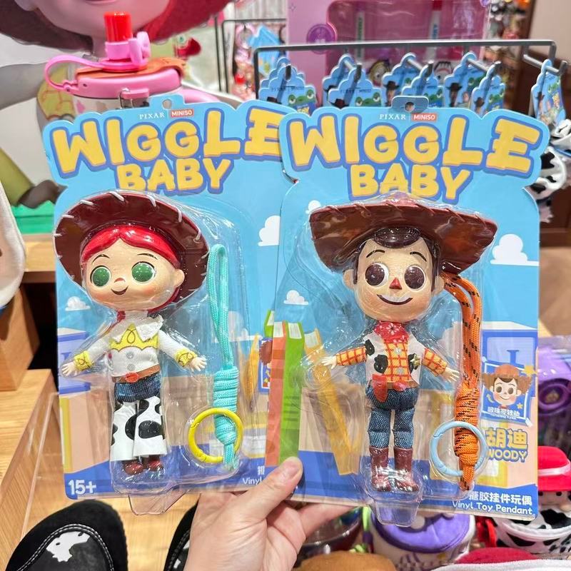 Disney Toy Story WIGGLE BABY Series จี้ตุ๊กตาไวนิล