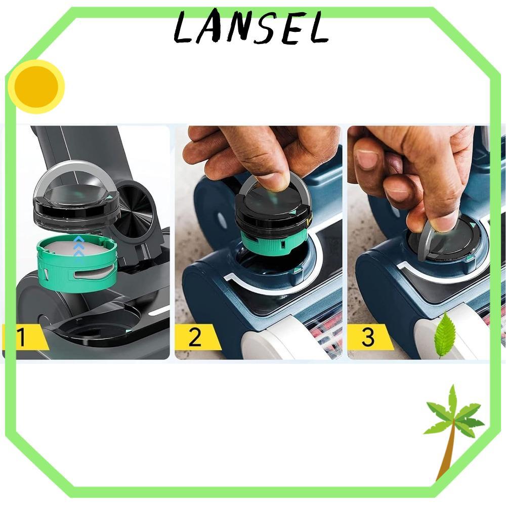 LANSEL1 4PCS ตลับหมึกเครื่องฟอกอากาศ,พลาสติกขนาดกะทัดรัดกลิ่น Neutralizer เปลี่ยนตลับหมึก,คลิปสําหรั