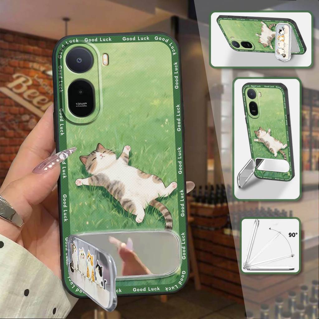 Anti-knock ผ้า Patch เคสโทรศัพท์สําหรับ Redmi A7 Pro Global/4G/5G/Poco C85X กันน้ําการ์ตูนน่ารักซิลิ