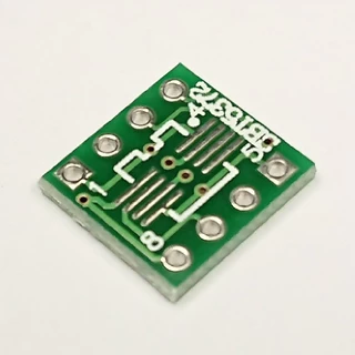 SOP8 TO DIP8 PCB Adaptor แผ่นปริ้นแปลงขา IC จาก ชิพ SMD 8 ขา เป็น DIP 8 ขา