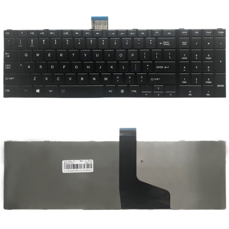 US รุ่นคีย์บอร์ดสําหรับ Toshiba Satellite C850 C850D C855 C855D L850 L850D L855 L855D L870 L870D