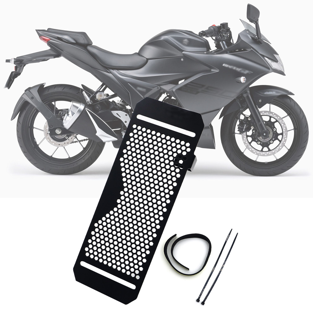 สําหรับ Gixxer 250 SF250 SF 250 Gixxer250 2020-2023 ฝาครอบหม้อน้ํา Guard สีดํา Grille Gixxer 250 อุป