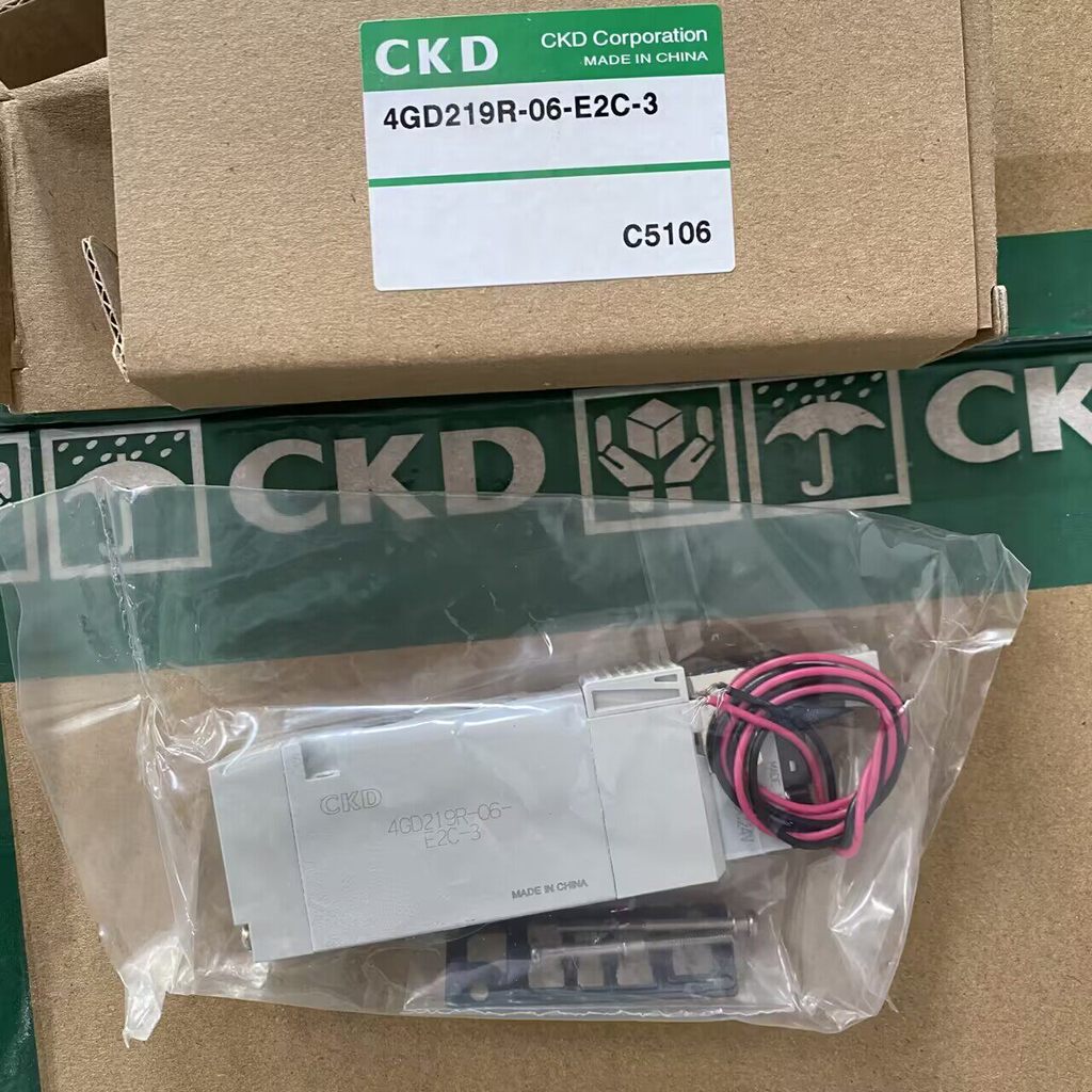 พร้อมสต็อก CKD โซลินอยด์วาล์ว 4GD219R-06-E2C-3 4GD319R-08-E2C-3 4GA219-E2