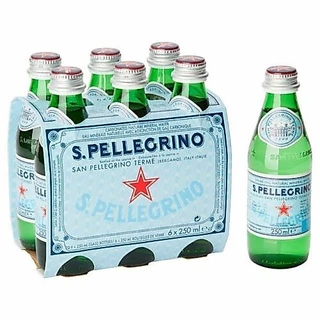 📌ส่งฟรี🌟พร้อมส่ง🌟San Pellegrino Sparkling Mineral Water 250 ml glass 24 ขวด ซานเพลลีกรีโน น้ำแร่ธรรมชาติชนิดมีฟอง
