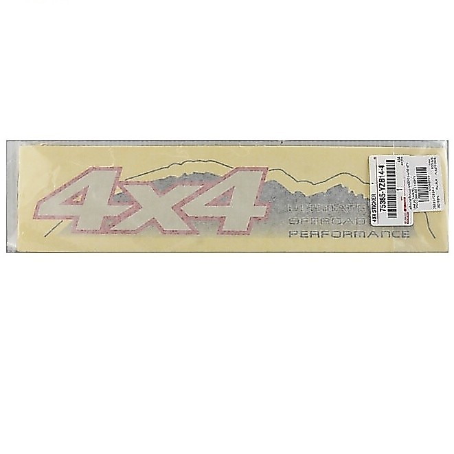 สติ๊กเกอร์กระบะ VIGO ปี 2005 แท้ห้างToyota (4x4 ULTIMATE) (75385-YZB14-4) ราคาต่อ 1 ชิ้น