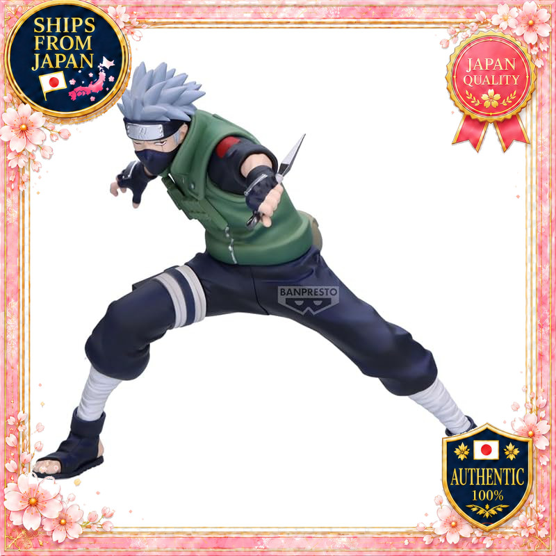 Banpresto NARUTO #63 Hatake Kakashi (72 System) Ver. A Vibration Star Figure
