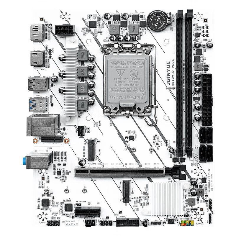 Jingdong H610M-D PLUS เมนบอร์ด 1700-Pin DDR4 หน่วยความจําเกมคอมพิวเตอร์ 12th Generation 13th Generat