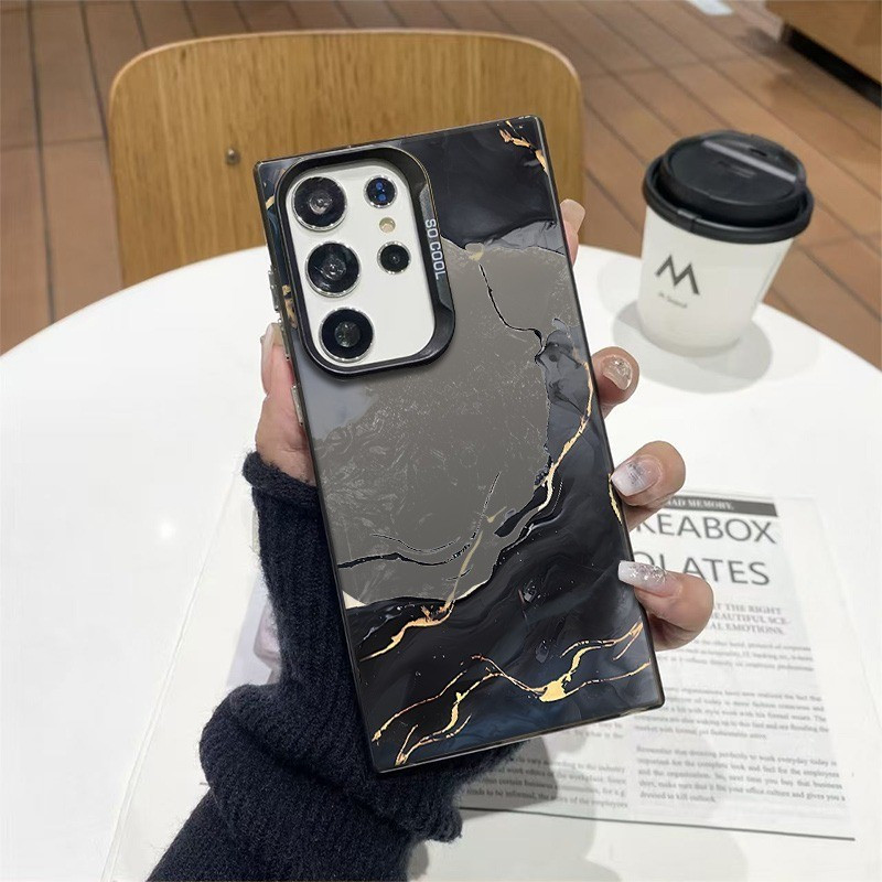 เคสโทรศัพท์อินเทรนด์ Gilt Ink เหมาะสําหรับ Samsung A05S/A135G/S22ULTRA/A555G/S24FE/S25ULTRA/S24/F14 